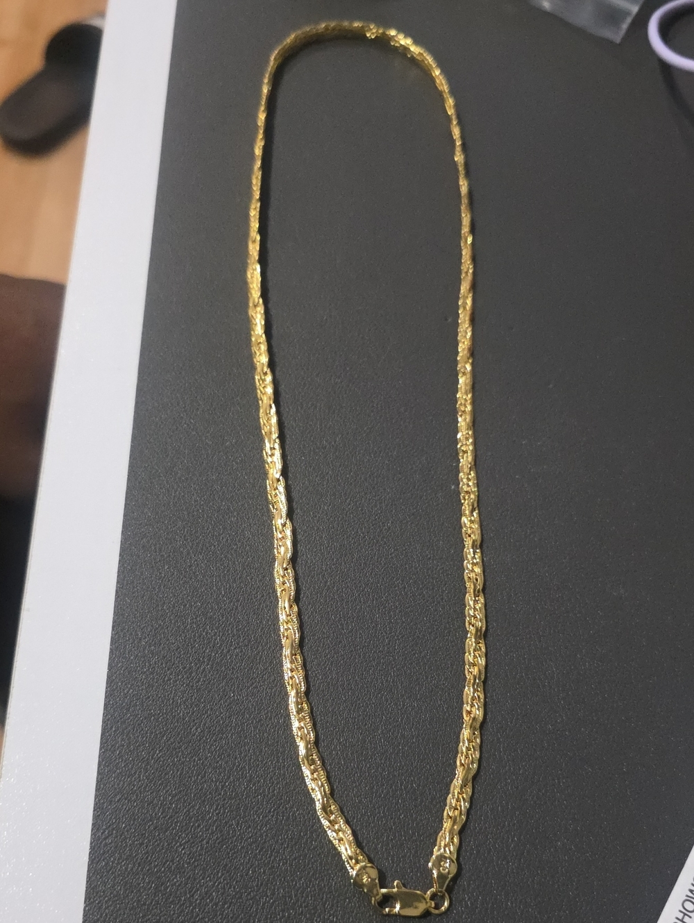 18K Gold Filled 24inch Custom Chain Necklace